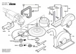 Bosch 0 601 752 013 Gws 20-230 Angle Grinder 230 V / Eu Spare Parts